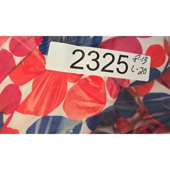 Lands End Girls Winter Coat 6-7 Colorful Polka Dot Fleece Lined Puffer Jacket - Picture 8 of 8